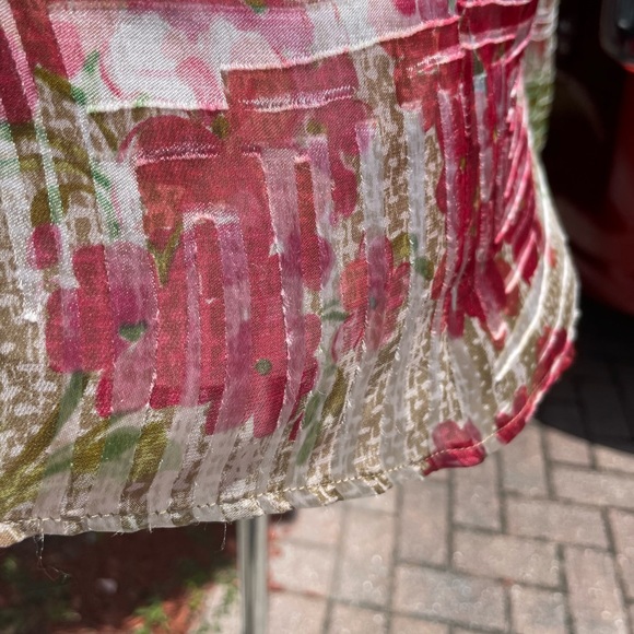 Dolce & Gabanna Silk Blend Long Sleeve Semi Sheer Top - Picture 7 of 7